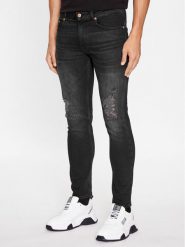 Versace Jeans Couture Jeansy 75GAB5D0 Czarny Skinny Fit. Czarne jeansy Versace Jeans Couture, m. Za 1,939.00 zł.