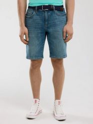 Szorty męskie jeansowe niebieskie Aden 496. Niebieskie szorty BIG STAR, m, bez wzorów, z denimu, retro. Za 199.99 zł.