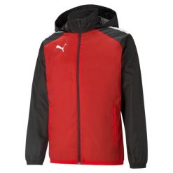 Kurtka Puma Team Liga All Weather. Czarne kurtki Puma, na jesień, m, bez wzorów, bez kaptura. Za 232.50 zł.