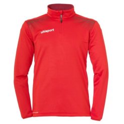 Kurtka 1/4 na zamek Uhlsport Goal. Czerwone kurtki Uhlsport, bez wzorów, bez kaptura. W wyprzedaży za 172.50 zł.