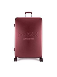 MEXX Walizka duża MEXX-L-036-07 BURGUNDY Bordowy. Czerwone walizki Mexx, bez wzorów, z tworzywa sztucznego, duże. Za 349.99 zł.