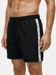 Calvin Klein Swimwear Szorty kąpielowe LV00N61002 Czarny Regular Fit. Czarne kąpielówki Calvin Klein Swimwear, m, bez wzorów, z syntetyku. Za 269.99 zł.