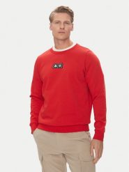 Kappa Bluza Authentic Nymphe 321Y1MW Czerwony Comfort Fit. Czerwone bluzy Kappa, m, bez wzorów, z bawełny, bez kaptura. Za 389.99 zł.