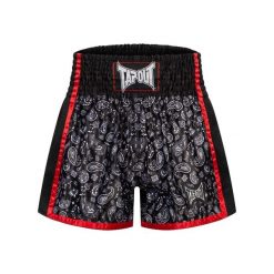 Szorty do boksu tajskiego Tapout Camino. Czarne szorty TAPOUT, bez wzorów, sportowe. Za 275.50 zł.