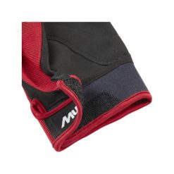 Rękawiczki żeglarskie Essential 2.0 z krótkimi palcami. Czarne rękawiczki Musto, bez wzorów. Za 229.99 zł.