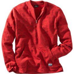 Bluza z bejsbolowym kołnierzykiem, melanżowa, Regular Fit bonprix czerwony melanż. Bluzy marki House. Za 59.99 zł.