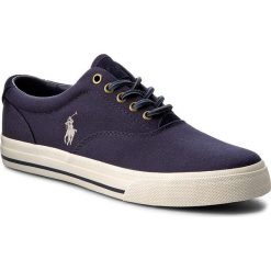 Tenisówki POLO RALPH LAUREN - Vaughn A85 XZ4Y9 XY4Y9 XW4R7 Newport Navy. Czarne trampki marki Polo Ralph Lauren, z materiału. W wyprzedaży za 279.00 zł.
