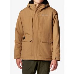 Kurtka ocieplana męska Columbia Landroamer Sherpa Lined Jacket. Brązowe kurtki Columbia, m, bez wzorów, bez kaptura. Za 851.55 zł.