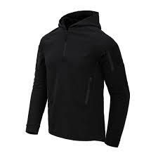 Bluza bushcraft męska Helikon-Tex Range Hoodie. Czarne bluzy Helikon-Tex, l, bez wzorów, bez kaptura. Za 261.99 zł.