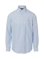 Polo Ralph Lauren Koszula męska Mężczyźni Regular Fit Bawełna niebieski|biały w paski, M. Białe koszule Polo Ralph Lauren, m, bez wzorów, z bawełny, bez kołnierzyka, bez ramiączek. Za 769.95 zł.