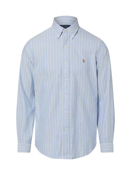 Polo Ralph Lauren Koszula Mężczyźni Regular Fit Bawełna niebieski|biały, S. Białe koszule Polo Ralph Lauren, m, bez wzorów, z bawełny, bez kołnierzyka, bez ramiączek. Za 429.95 zł.