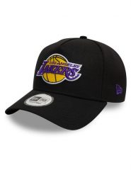New Era Czapka z daszkiem Los Angeles Lakers NBA Patch A-Frame 60595228 Czarny. Czarne czapki z daszkiem New Era, bez wzorów, z bawełny. Za 119.99 zł.