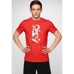 T-shirt męski TSM233 - czerwony. T-shirty marki 4F. Za 59.99 zł.