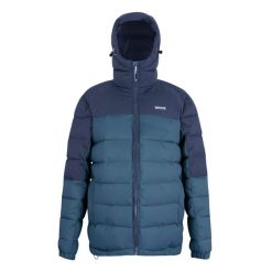 Męska Ocieplana Kurtka Aldthorn. Niebieskie kurtki Regatta, m, bez wzorów, z puchu, bez kaptura. Za 226.99 zł.