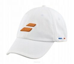 Czapka tenisowa Babolat Event Cap - biała. Białe czapki z daszkiem BABOLAT, bez wzorów, z bawełny. Za 99.00 zł.