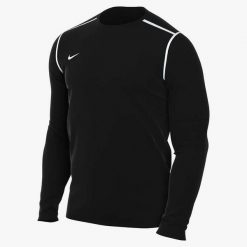 Bluza piłkarska męska Nike Park 20 Crew. Czarne bluzy Nike, m, bez wzorów, bez kaptura. Za 236.00 zł.