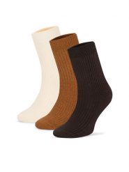 Gino Rossi Skarpety 3MB-003-AW24 (3-pack) Kolorowy. Skarpety Gino Rossi, bez wzorów, z bawełny. Za 34.99 zł.