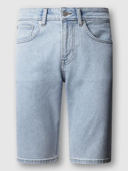 Pepe Jeans Bermudy dżinsowe w kolorze błękitnym rozmiar: W31. Niebieskie szorty Pepe Jeans, z aplikacjami, z jeansu, klasyczne. Za 113.63 zł.