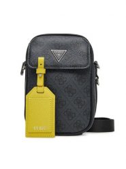 Guess Saszetka HMMILO P5425 Szary. Szare torby na ramię Guess, z aplikacjami, ze skóry, bez dodatków. Za 179.99 zł.