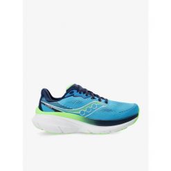 Buty do biegania męskie Saucony Guide 19. Niebieskie buty do biegania Saucony, bez wzorów, bez zapięcia, do biegania. Za 579.59 zł.