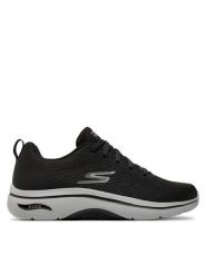 Skechers Sneakersy Go Walk Arch Fit 2.0-Idyllic 2 216516/BKCC Czarny. Czarne buty sportowe casual Skechers, bez wzorów, z materiału, bez zapięcia. Za 379.99 zł.