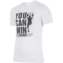 T-shirt męski TSM017 - biały. T-shirty marki Under Armour. W wyprzedaży za 49.99 zł.