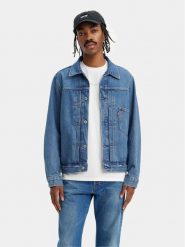 Levi's® Kurtka jeansowa A3174-0004 Niebieski Loose Fit. Niebieskie kurtki l, bez wzorów, z bawełny, bez kaptura. Za 369.99 zł.