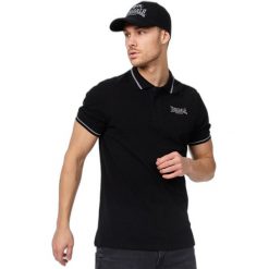 Polo Lonsdale Causton. Czarne koszulki polo Lonsdale, m, bez wzorów, z materiału, bez kołnierzyka, bez ramiączek. Za 178.50 zł.