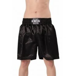 Spodenki bokserskie Kwon Professional Boxing. Czarne szorty KWON, s, bez wzorów, sportowe. Za 168.00 zł.