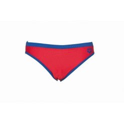 Kąpielówki slipy męskie na basen Arena Fundamentals Mid Brief. Czerwone kąpielówki Arena, l, bez wzorów, sportowe. Za 49.99 zł.