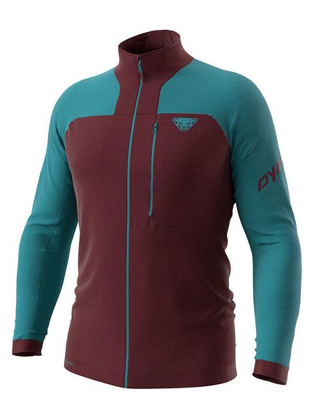DYNAFIT Kurtka softshellowa "Speed" w kolorze bordowo-turkusowym rozmiar: M. Czerwone kurtki outdoor i hardshell Dynafit, m, bez wzorów, z materiału, bez kaptura. Za 223.46 zł.