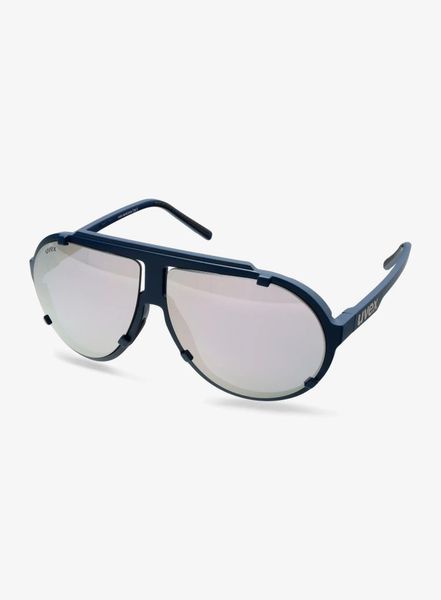 Okulary przeciwsłoneczne Uvex Esntl Pina - blue matt/mirror silver. Niebieskie okulary przeciwsłoneczne Uvex. Za 359.99 zł.