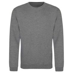 Wrzosowa Bluza Unisex Dla Dorosłych Just Hoods. Brązowe bluzy AWDIS, m, bez wzorów, bez kaptura. Za 109.99 zł.