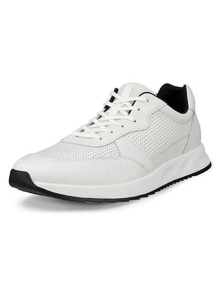 Ecco Skórzane sneakersy "Otm" w kolorze białym rozmiar: 44. Białe buty sportowe casual ecco, bez wzorów, bez zapięcia. Za 284.15 zł.