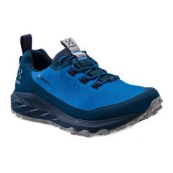 Buty trekkingowe Haglöfs L.I.M FH GTX Low. Niebieskie trekkingi Haglöfs, bez wzorów, bez zapięcia. Za 632.40 zł.