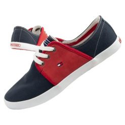 Buty sportowe trampki do chodzenia męskie Tommy Hilfiger. Czerwone trampki Tommy Hilfiger, m, bez wzorów, bez zapięcia. Za 169.00 zł.