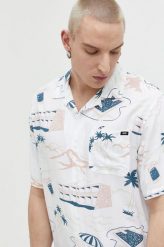 Vans koszula męska kolor biały regular. Białe koszule Vans, l, bez wzorów, z tkaniny, bez kołnierzyka, bez ramiączek. Za 269.99 zł.