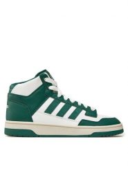 Adidas Sneakersy Rapid Court Mid JP5869 Zielony. Zielone buty sportowe casual Adidas, bez wzorów, ze skóry, bez zapięcia. Za 229.99 zł.