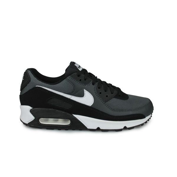 Buty Mężczyzna Nike Air Max 90 szary. Białe buty turystyczne Nike, bez wzorów, z materiału, bez zapięcia, do biegania, nike air max. Za 742.00 zł.