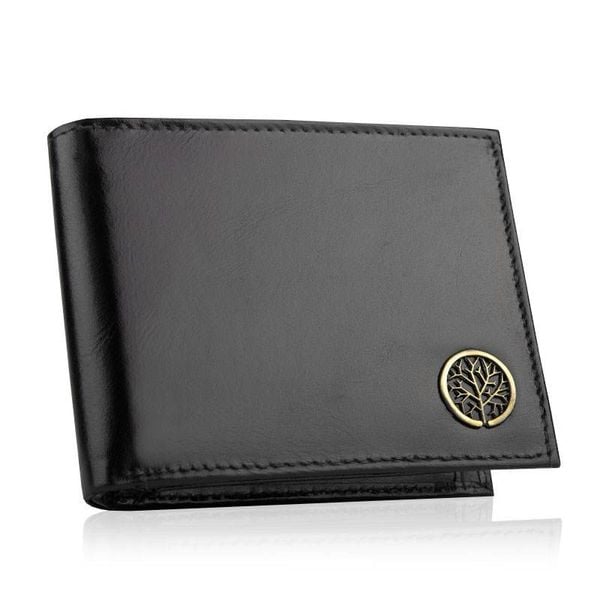 Portfel skórzany BETLEWSKI BPM-BF-61 CZARNY. Czarne portfele Betlewski, bez wzorów, ze skóry. Za 119.00 zł.