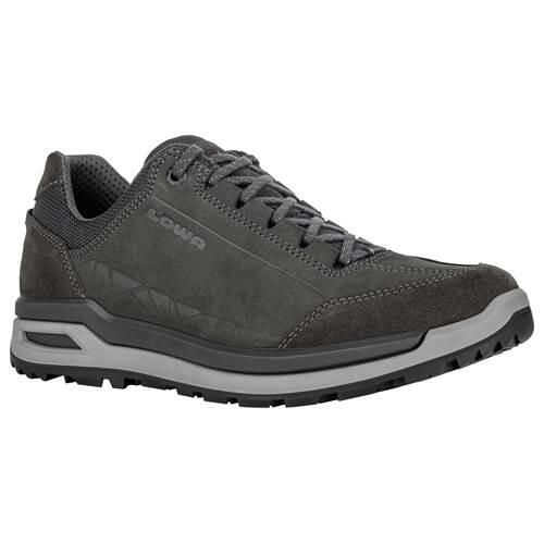 Buty trekkingowe męskie Lowa Bellagio Low Gtx. Szare buty trekkingowe Lowa, bez wzorów, z materiału, bez zapięcia, trekkingowe. Za 843.00 zł.