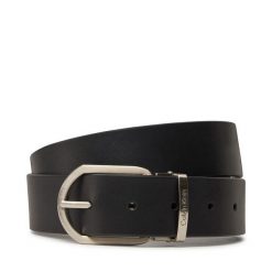 Pasek Męski Calvin Klein. Czarne paski CALVIN KLEIN, bez wzorów, casualowe. Za 199.99 zł.