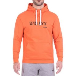 Bluza w kolorze pomarańczowym. Bluzy z kapturem marki Jeep, m, z kapturem. W wyprzedaży za 119.95 zł.