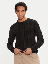 Jack&Jones Sweter 12261436 Czarny Regular Fit. Czarne swetry rozpinane Jack&Jones, m, bez wzorów, z syntetyku, bez kołnierzyka, bez ramiączek. Za 129.99 zł.