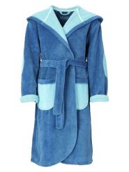 Vossen Szlafrok w kolorze niebieskim rozmiar: 158/164. Niebieskie szlafroki Vossen, bez wzorów, bez ramiączek, bez kaptura. Za 117.99 zł.