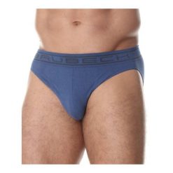 Slipy męskie bawełniane Brubeck COMFORT COTTON. Niebieskie slipki Brubeck, m, bez wzorów, z bawełny. Za 41.99 zł.