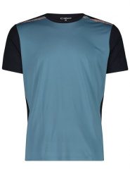 CMP Koszulka kolarska w kolorze błękitno-granatowym rozmiar: 52. Niebieskie t-shirty sportowe CMP, bez wzorów, z materiału, bez ramiączek, rowerowe. Za 106.79 zł.