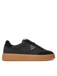 Guess Sneakersy FMTWIM LEA12 Czarny. Czarne buty sportowe casual Guess, z aplikacjami, ze skóry, bez zapięcia. Za 639.99 zł.