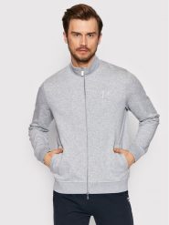 KARL LAGERFELD Bluza 705891 500900 Szary Regular Fit. Szare bluzy KARL LAGERFELD, m, bez wzorów, z bawełny, bez kaptura. Za 299.99 zł.