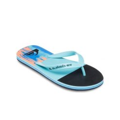 Klapki dla Mężczyzn MOLOKAI STRIPE 25. Niebieskie klapki Quiksilver, z gumy. Za 99.99 zł.